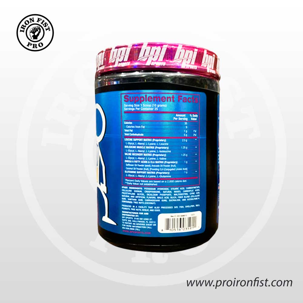 BPI Best Aminos BCAAs & Glutamine – 25 Servings - Image 2