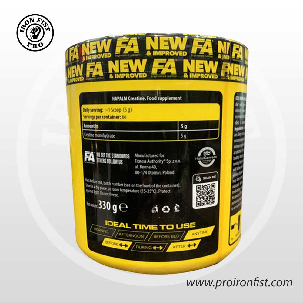 FA Napalm Creatine 330g 66 Ser - Image 2